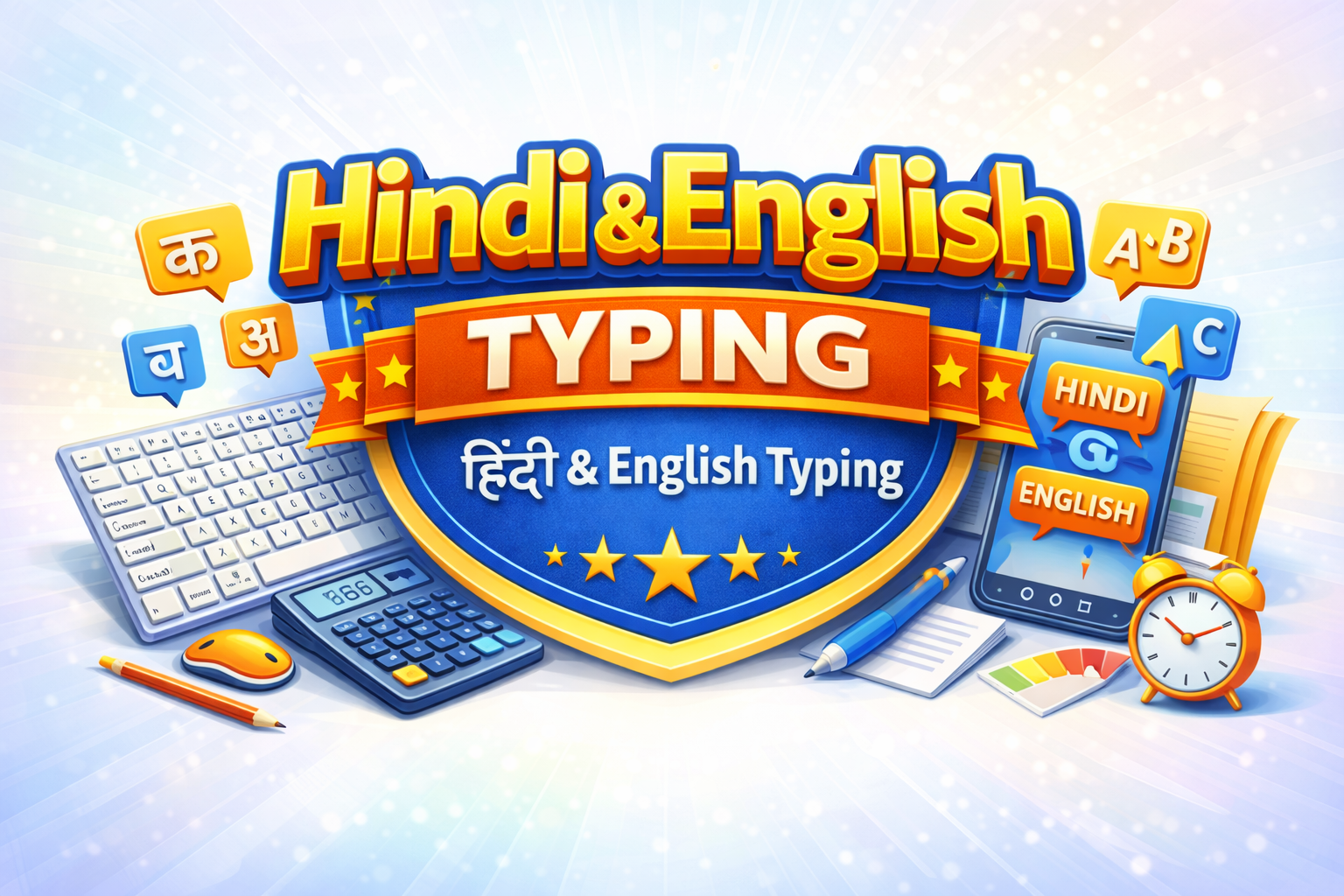 Hindi & English Typing 