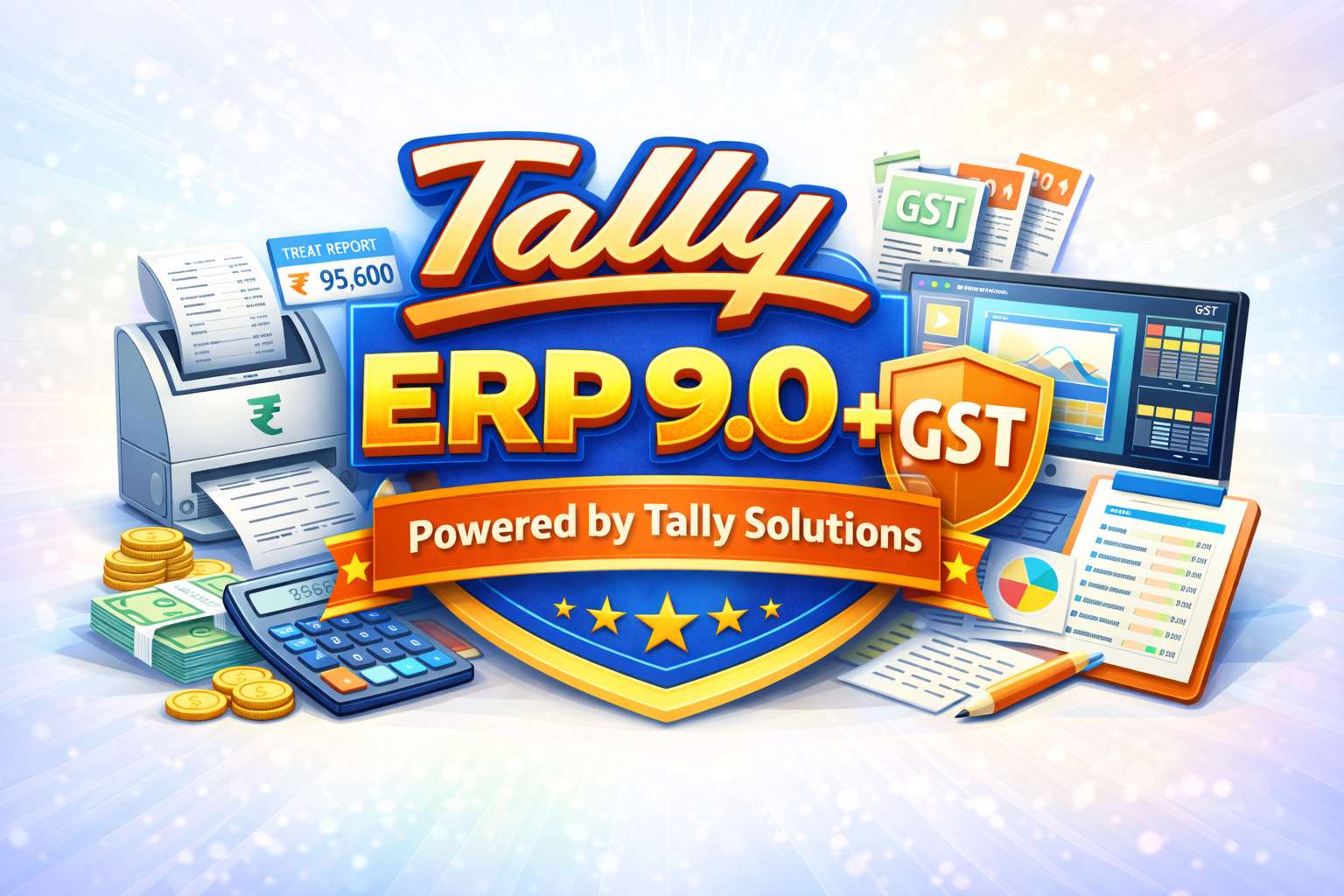 Tally ERP 9.0+Gst